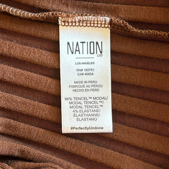 Nation LTD Linda Ribbed MockNeck Dress - Picture 6 of 9